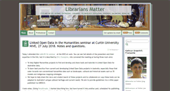 Desktop Screenshot of librariansmatter.com