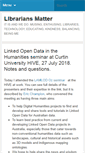 Mobile Screenshot of librariansmatter.com